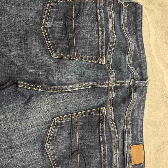 American Eagle Outfitters Women's Boot Cut Jeans - Dark Blue - Picture 2 of 3